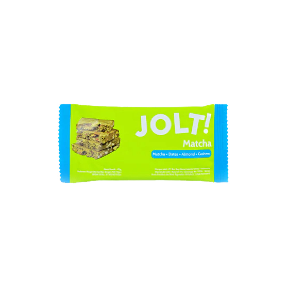 JOLT! - Protein Energy Bar Matcha Flaovur (10g) - Front