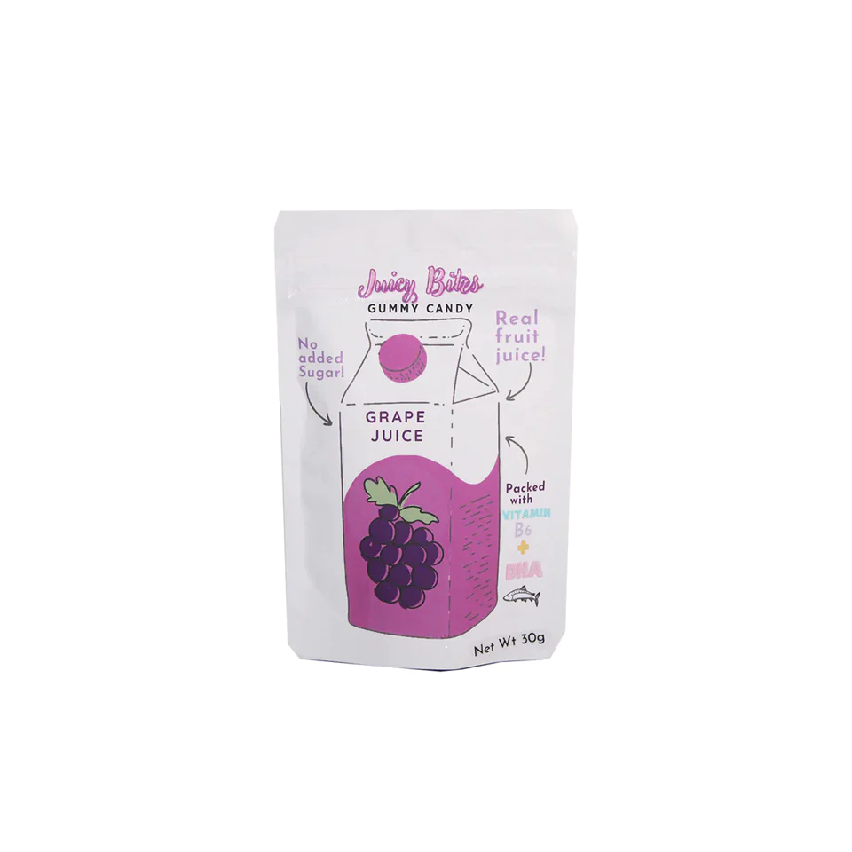
            
                Load image into Gallery viewer, Juicy Bites - Sugar Free Grape Juice Gummy (48G) (24/Carton)
            
        