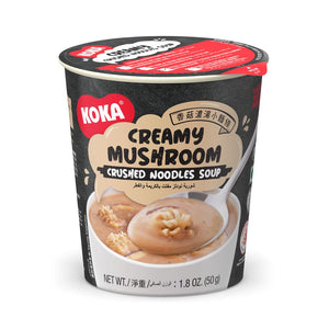 Koka - Creamy Crushed Noodles Soup Cup Mushroom 50Gr (12/carton)