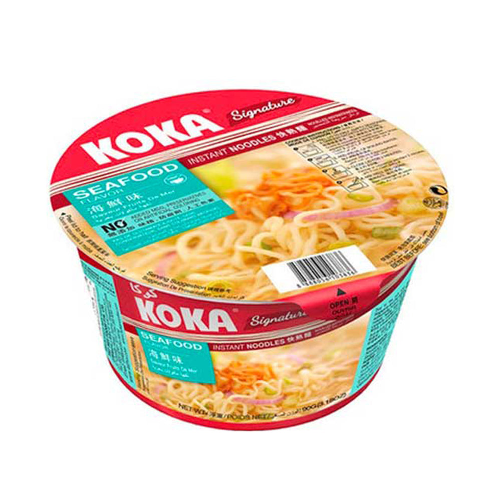 Koka Signature Bowl Noodles Seafood Bowl 90Gr (12/Carton)