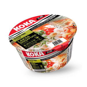 Koka - Silk Bowl Rice Noodles Laksa Singapura  70Gr (12/Carton)