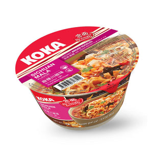 Koka Spicy Broad Noodles Sichuan Mala 95Gr (12/Carton)