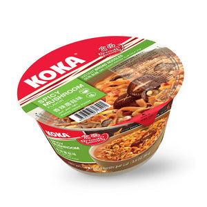 Koka Spicy Broad Noodles Spicy Mushroom 95Gr (12/Carton)