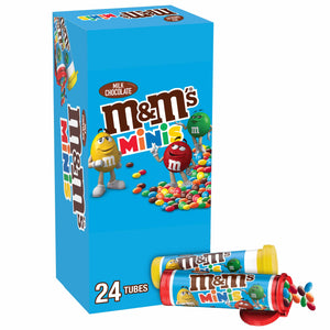 M&M Minis Tubes 1.08 oz (24/carton)