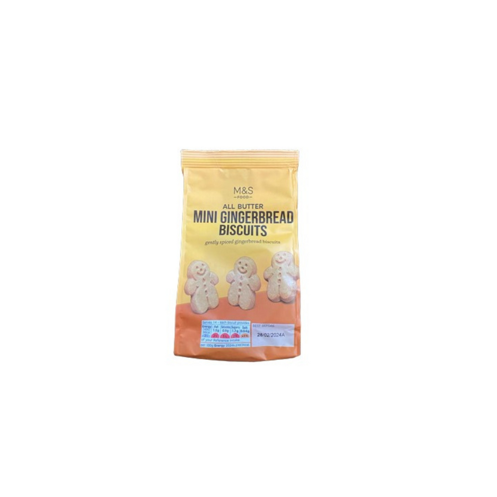 M&S - Mini Gingerbread Biscuit 100gr