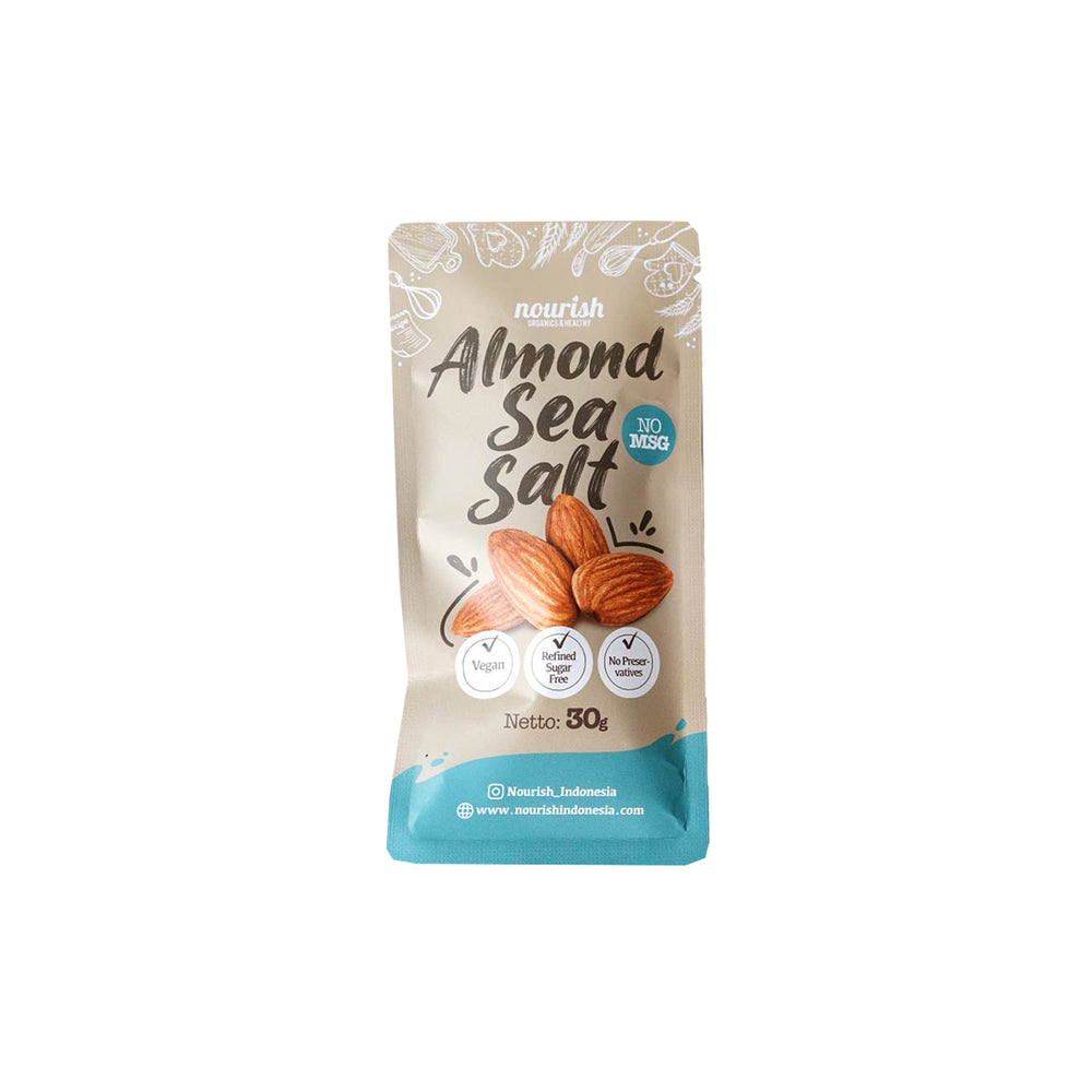 Nourish - Almond Sea Salt (30g) - Front