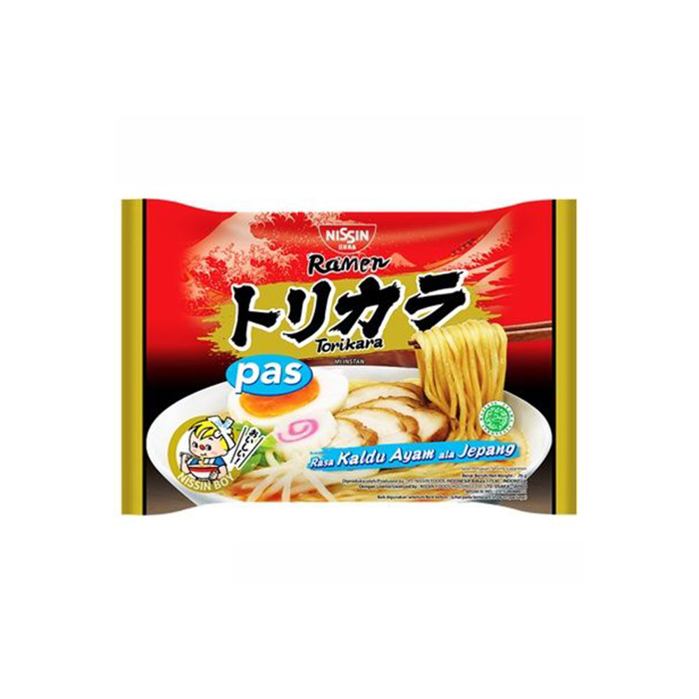 Nissin Ramen Pas Torikara - Kaldu Ayam 176Gr (30/Carton)