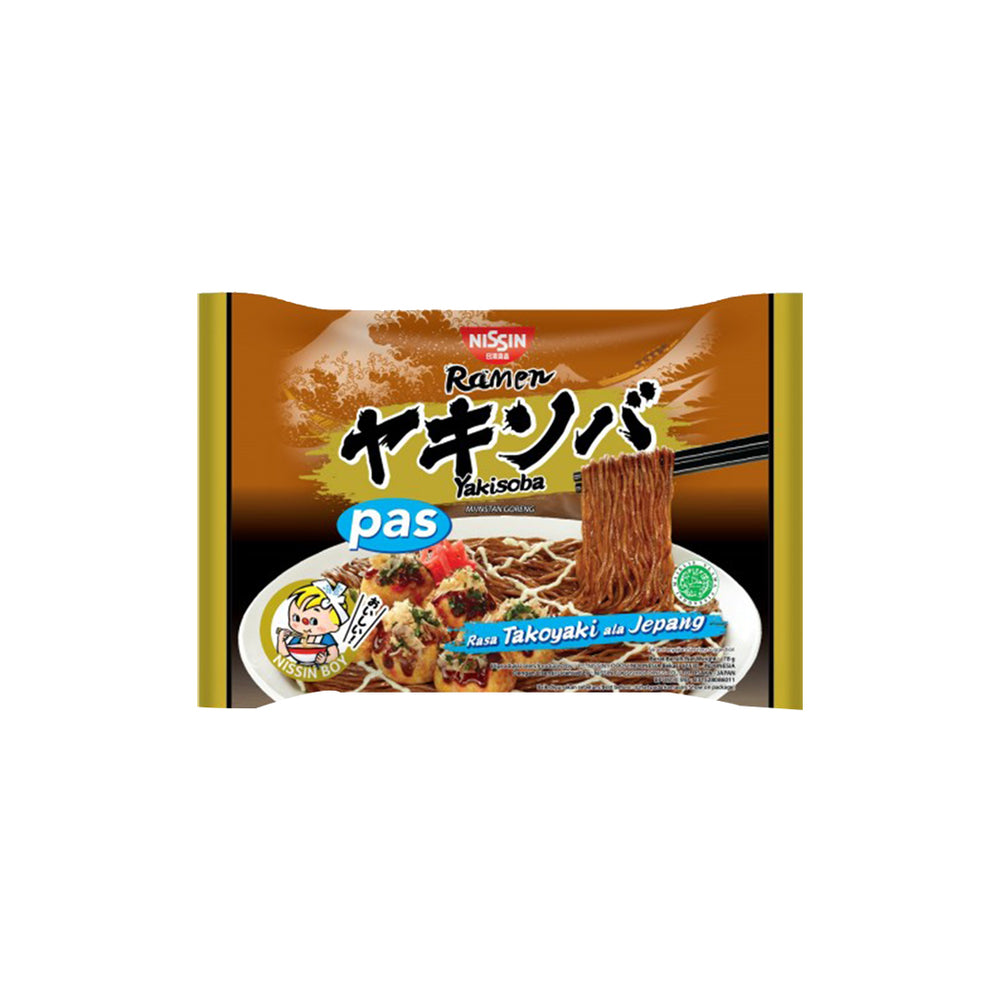 Nissin Ramen Pas Yakisoba - Takoyaki 78Gr (30/Carton)