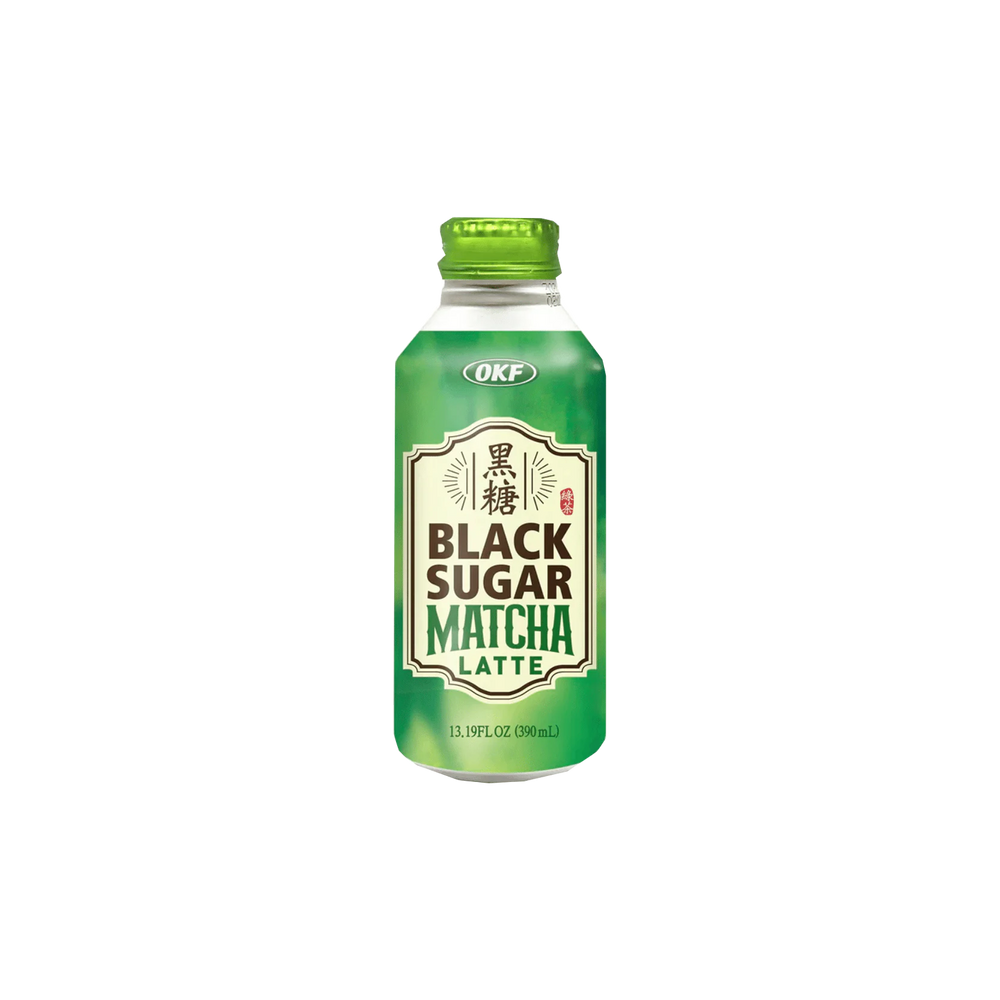 OKF Black Sugar Matcha Latte (390ml) - Front