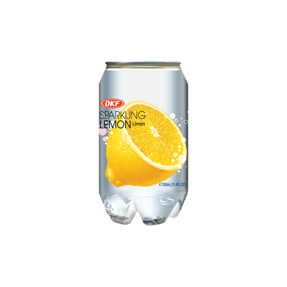 OKF Sparkling Lemon Can (350ml) - Front