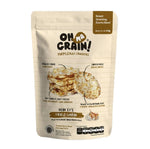 Oh Ma Grain! - Popped Rice Crackers Garlic 50Gr (24/Carton)
