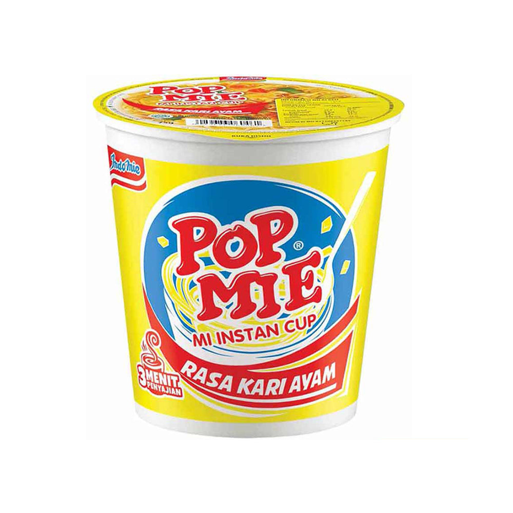 Pop Mie Mi Instan Kari Ayam Cup 75Gr (24/Carton)