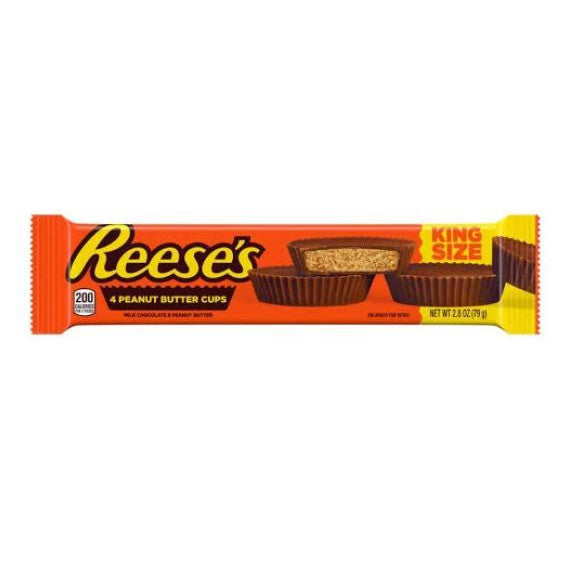 Reese's - 4 Peanut Butter Cup King Size 2.8Oz (24/carton)