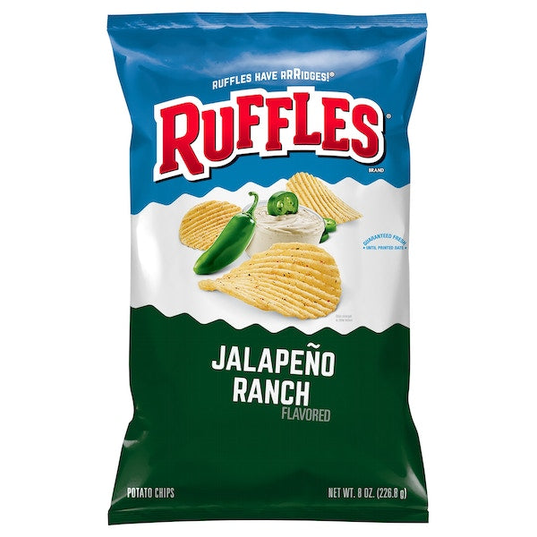 Ruffles - Jalapeno Ranch 6.5Oz (15/Carton) – Tasty Snack Indonesia