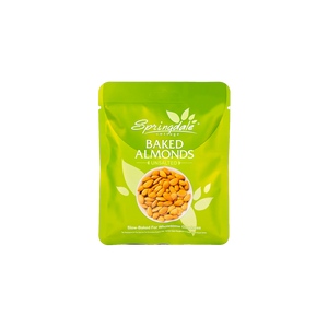 
            
                Load image into Gallery viewer, Springdale - Baked Almonds Unsalted (60g) - Front
            
        