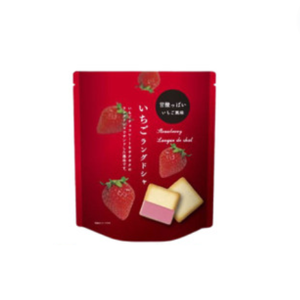 Langue De Chat - Strawberry  (5Pcs) 45Gr (50/Carton)