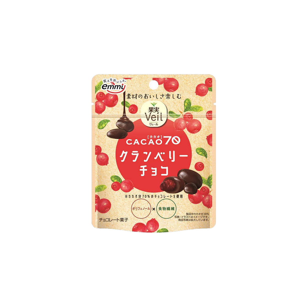 Shoei Delicy Fruit Veil Cacao Cranberry Chocolate (36g) - front