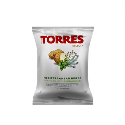 Torres Selecta - Mediterranean Herbs Potato Chips 50Gr (20/Carton)