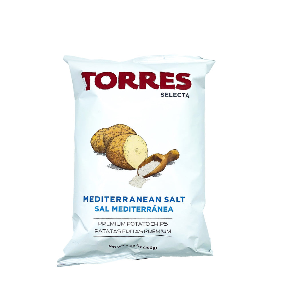 Torres Selecta - Mediterranean Salt Potato Chips 150Gr (15/Carton)