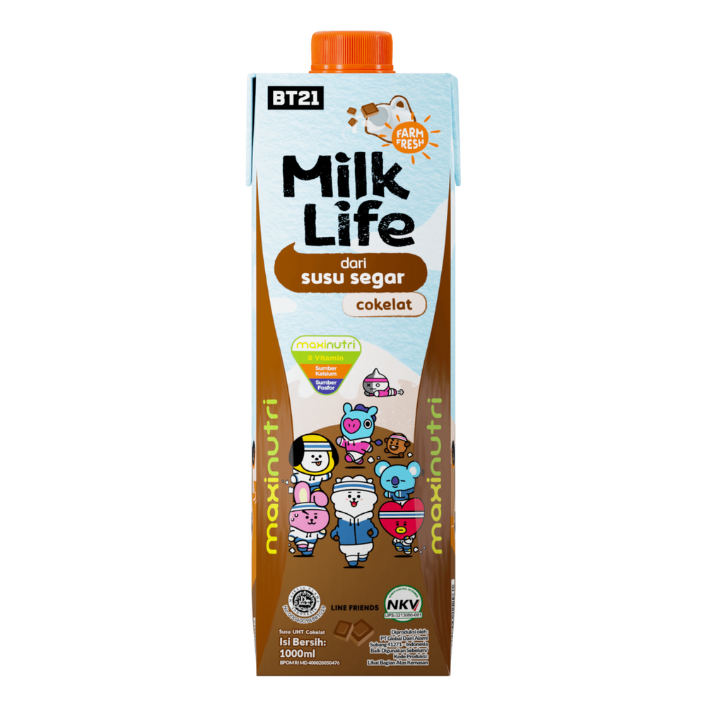 Milklife - UHT Full Cream Choco 1000Ml (12/Carton)