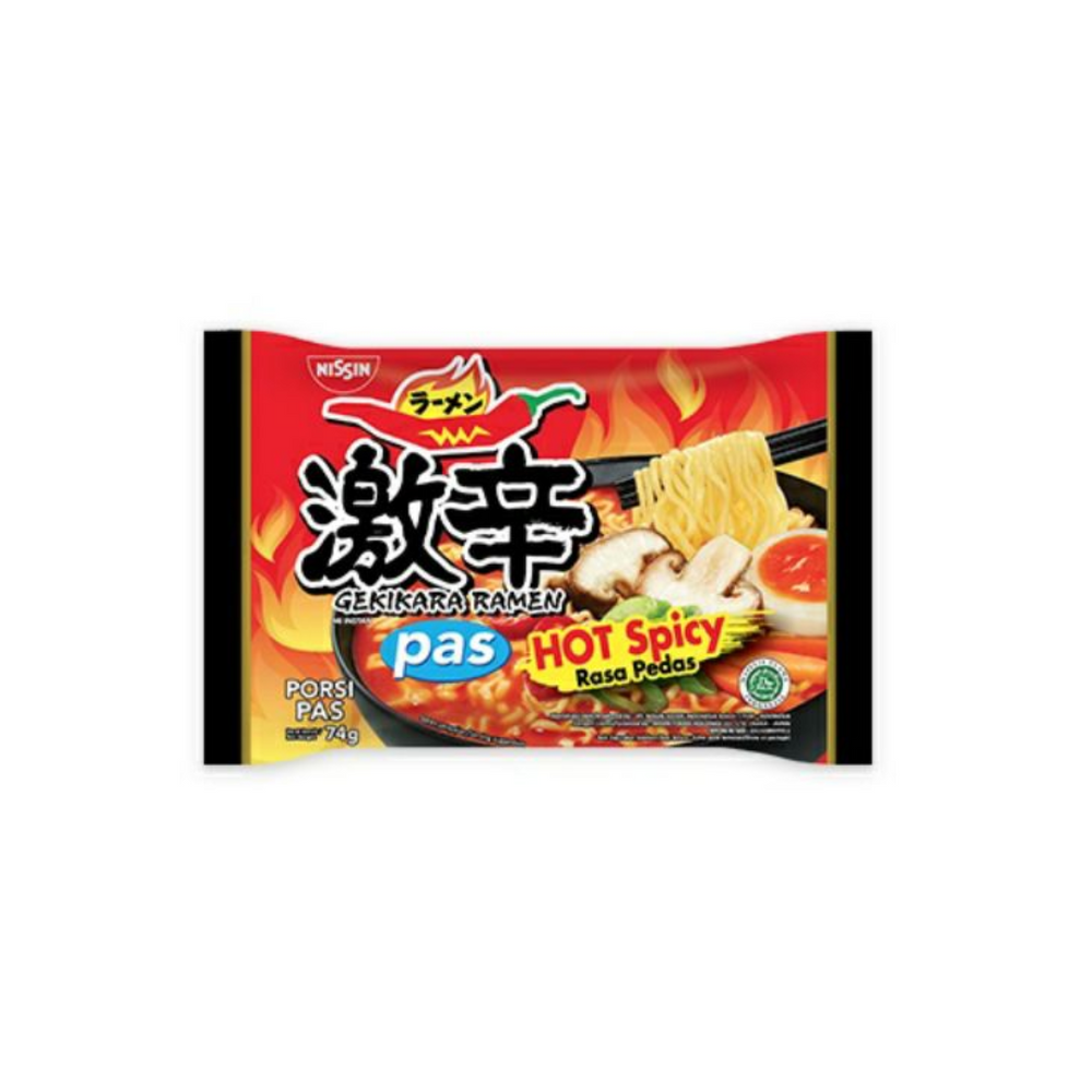 Gekikara Pas Hot Spicy 74Gr (30/Carton)