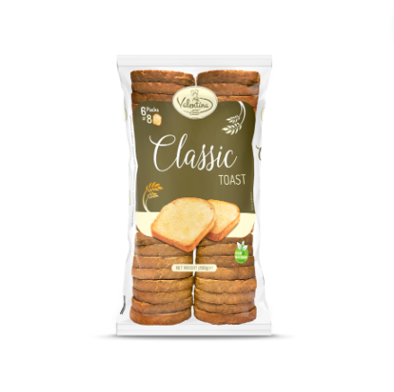 Valentina - Biscottes Classic 550Gr (12/Carton)