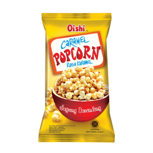 Oishi - Snack Popcorn Caramel Pck 20Gr (60/Carton)