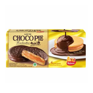 Lotte Choco Pie Marsmallow (6'S) Cheese 156Gr (6/Carton)