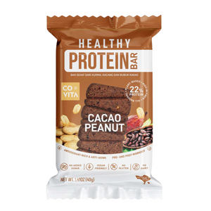 Covita Healthy Protein Bar Cacao Peanut 40 Gr (10/Carton)