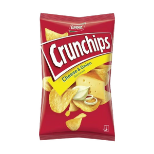 Lorenz - Crunchips Cheese & Onion 100Gr (12/Carton)