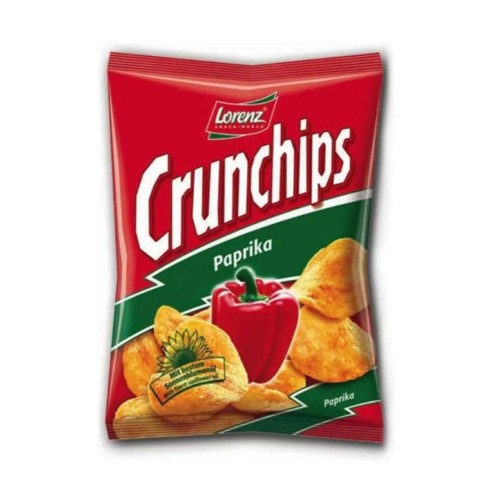 Lorenz - Crunchips Paprika 100Gr (12/Carton)