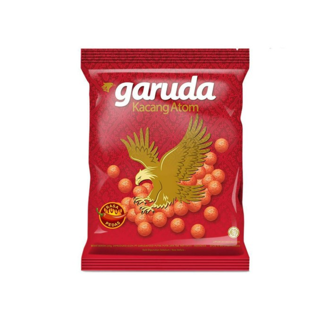 Garuda - Kacang Atom Pedas 100Gr (50/Carton) – Tasty Snack Indonesia