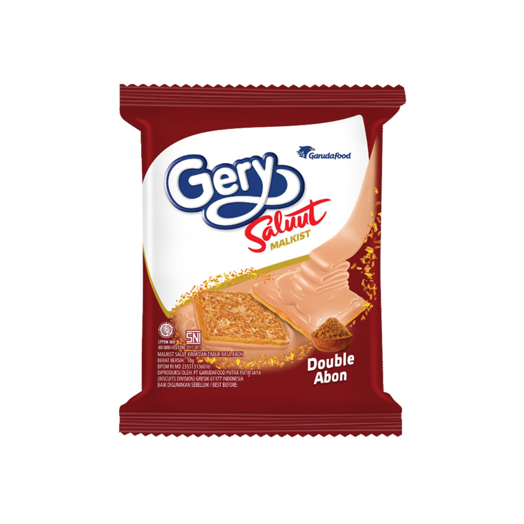 Gery - Crackers Malkist Saluut Abon 18Gr (120/Carton) – Tasty Snack ...