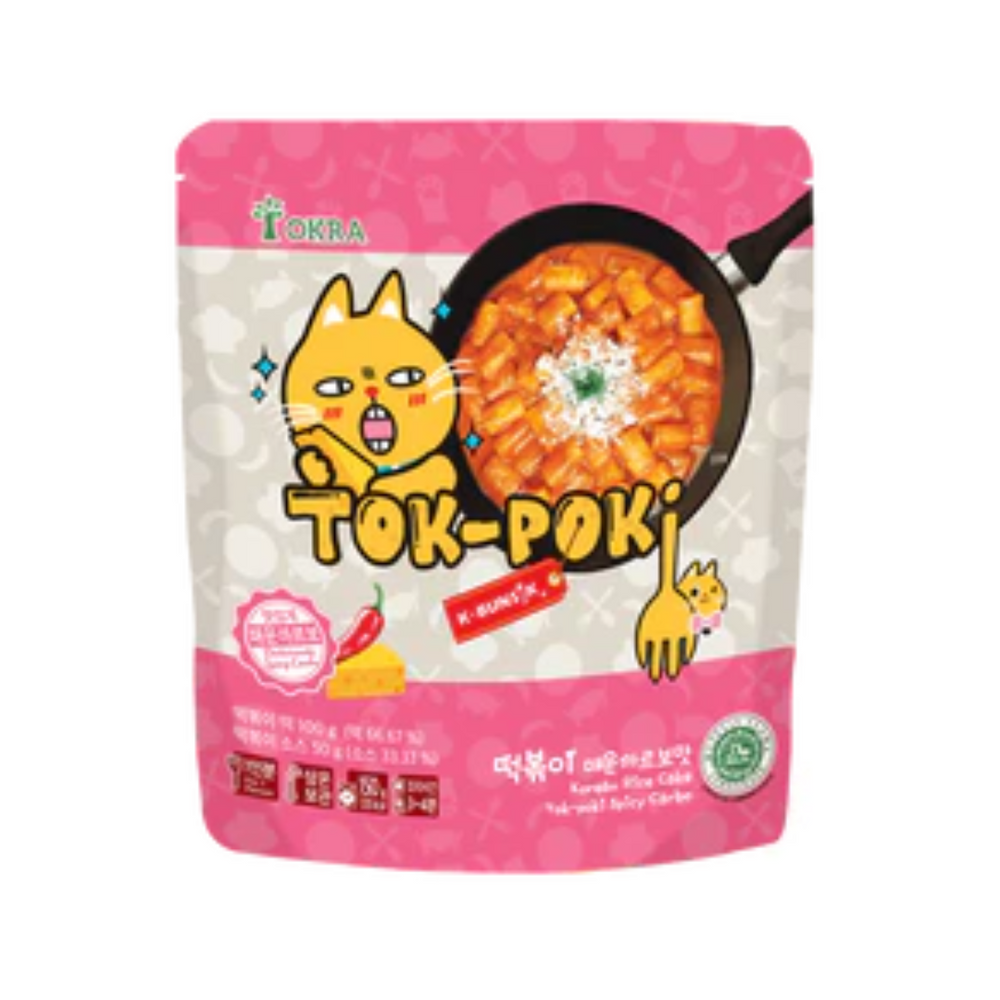 
            
                Load image into Gallery viewer, K-Bunsik Tokpoki Spicy Cheese 150gr (30/ctn)
            
        