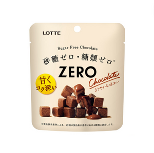 Lotte - Zero Sugar Free Chocolate 40Gr (90/Carton)