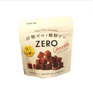 Lotte - Zero Sugar Free Chocolate 26Gr (90/Carton)