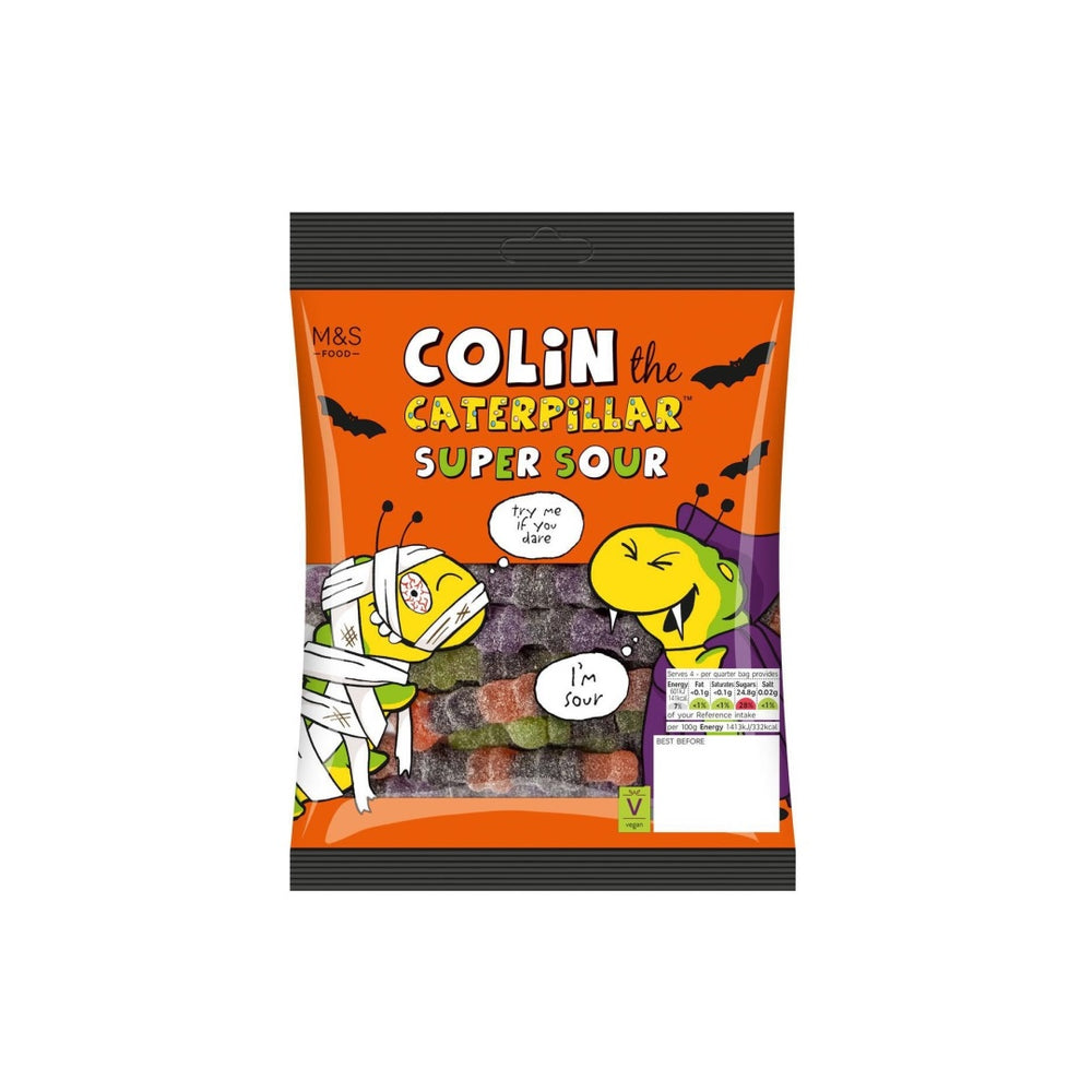 
            
                Load image into Gallery viewer, M&amp;amp;S - Colin Caterpillar Super Sour 100gr
            
        