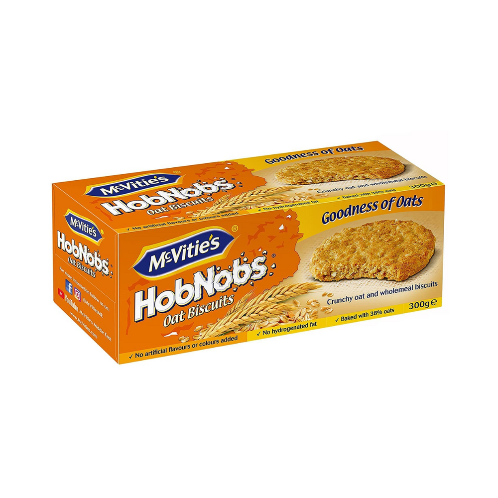 Mcvities - Hobnobs Oat Crunch 300Gr (12/Carton)