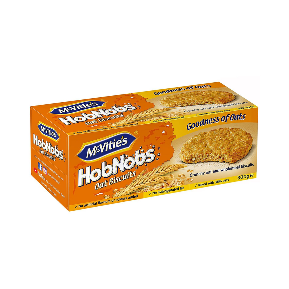 Mcvities - Hobnobs Oat Crunch 300Gr (12/Carton) – Tasty Snack Indonesia