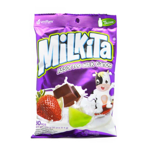 Milkita - Candy Milk (30'S) Assorted Pck 120Gr (20/Carton)