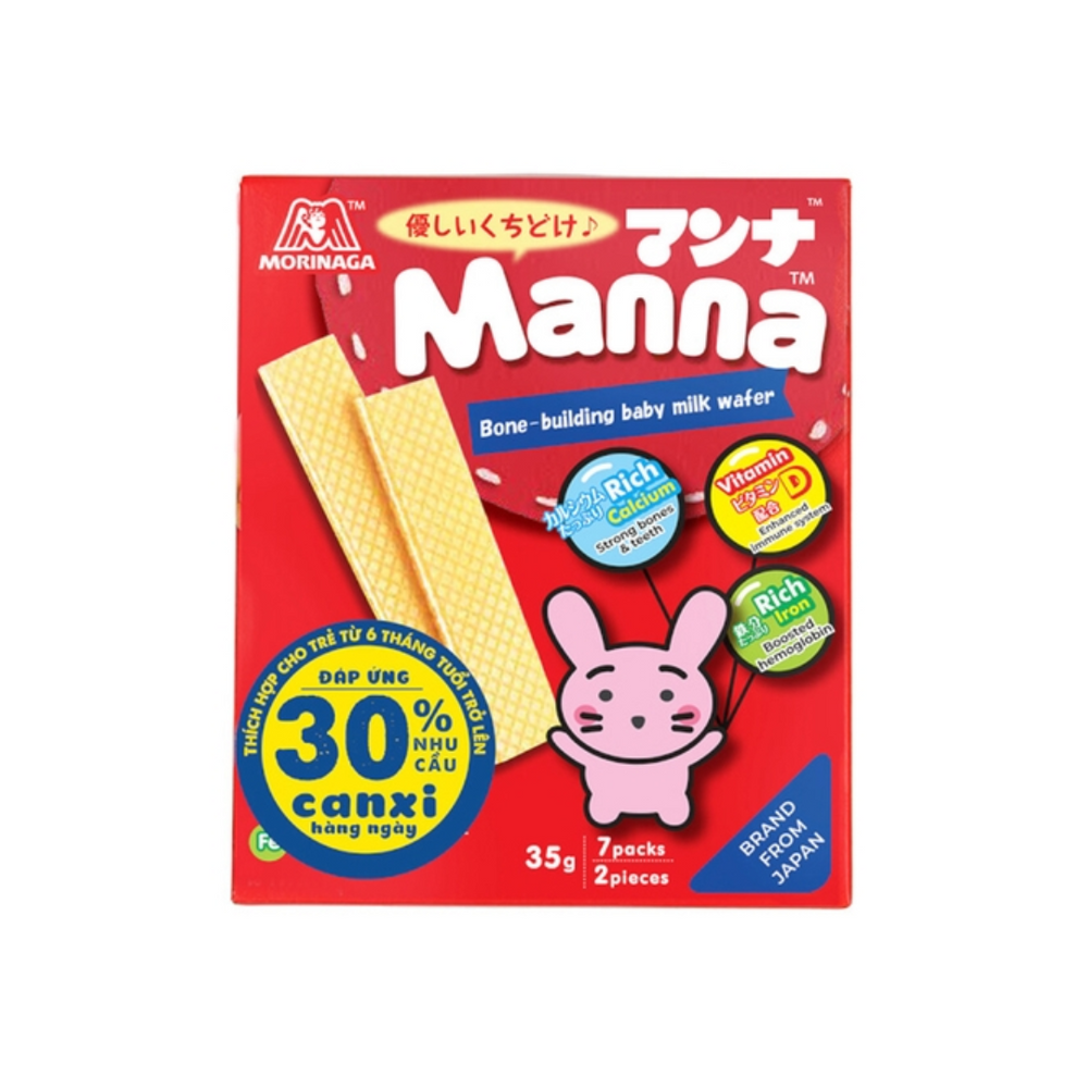 Morinaga - Manna Wafer 35Gr (72/Carton)