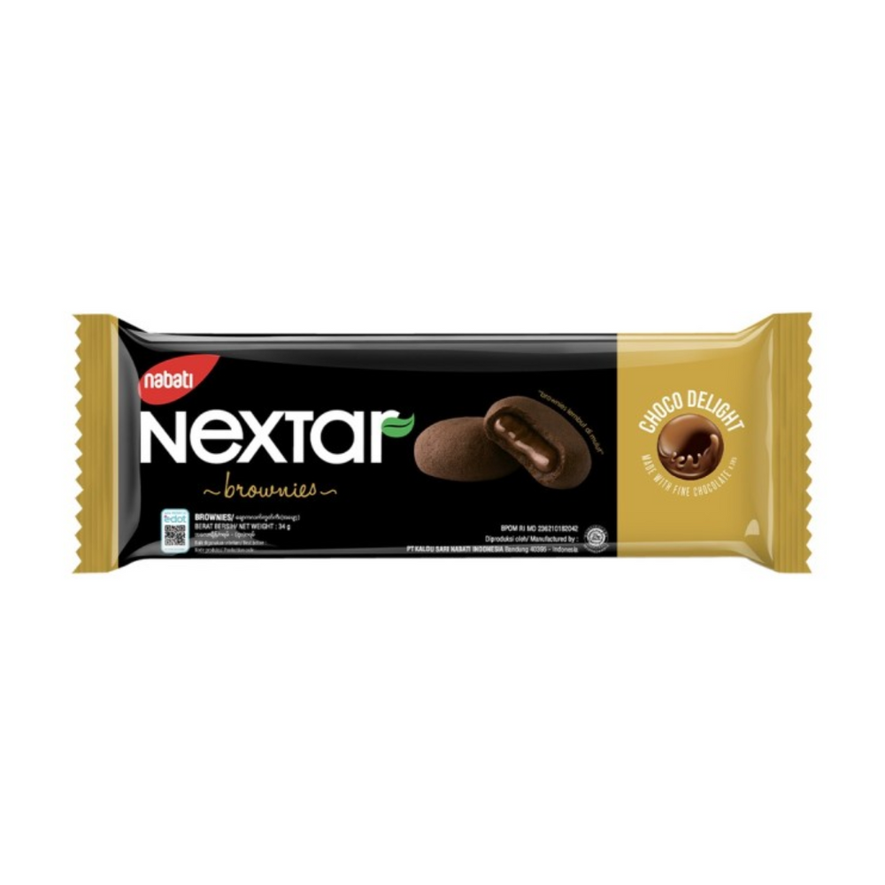 Nextar - Choco Brownies Pck 34Gr (10/Box)