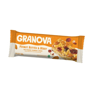 
            
                Load image into Gallery viewer, Granova Snack Bar Peanut Butter &amp;amp; Berry 26Gr (16/Box)
            
        