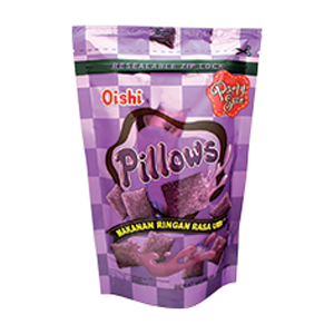 Oishi Snack Pillows Ubi Ungu 100Gr (20/Carton)