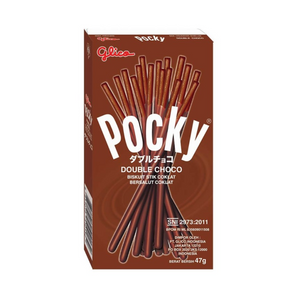 Glico - Biscuit Pocky Double Choco 47Gr (10/Carton)