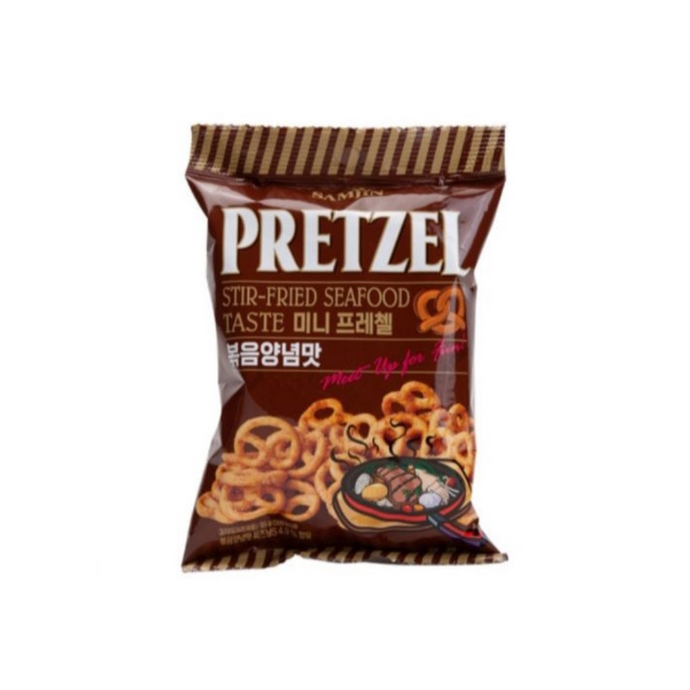 Samjin Pretzel Stir-Fried Seafood 85 Gr (24/Carton)