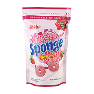 Oishi - Snack Sponge Crunch Strawberry 100Gr (20/Carton) – Tasty Snack ...