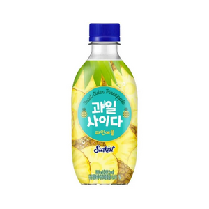 Sunkist - Fruit Soda Pineapple 380Ml (24/Carton)