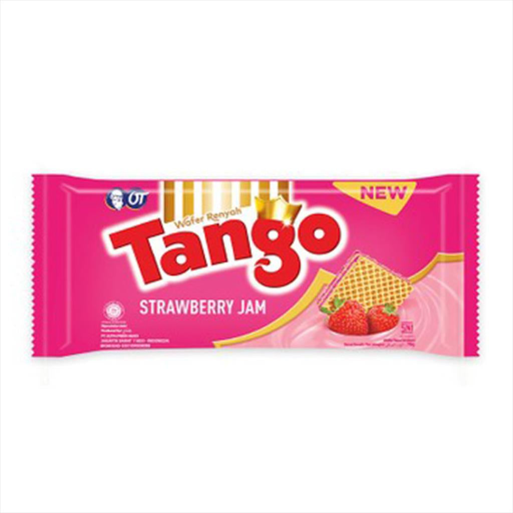 Tango - Wafer Strawberry 110Gr (24/Carton) – Tasty Snack Indonesia