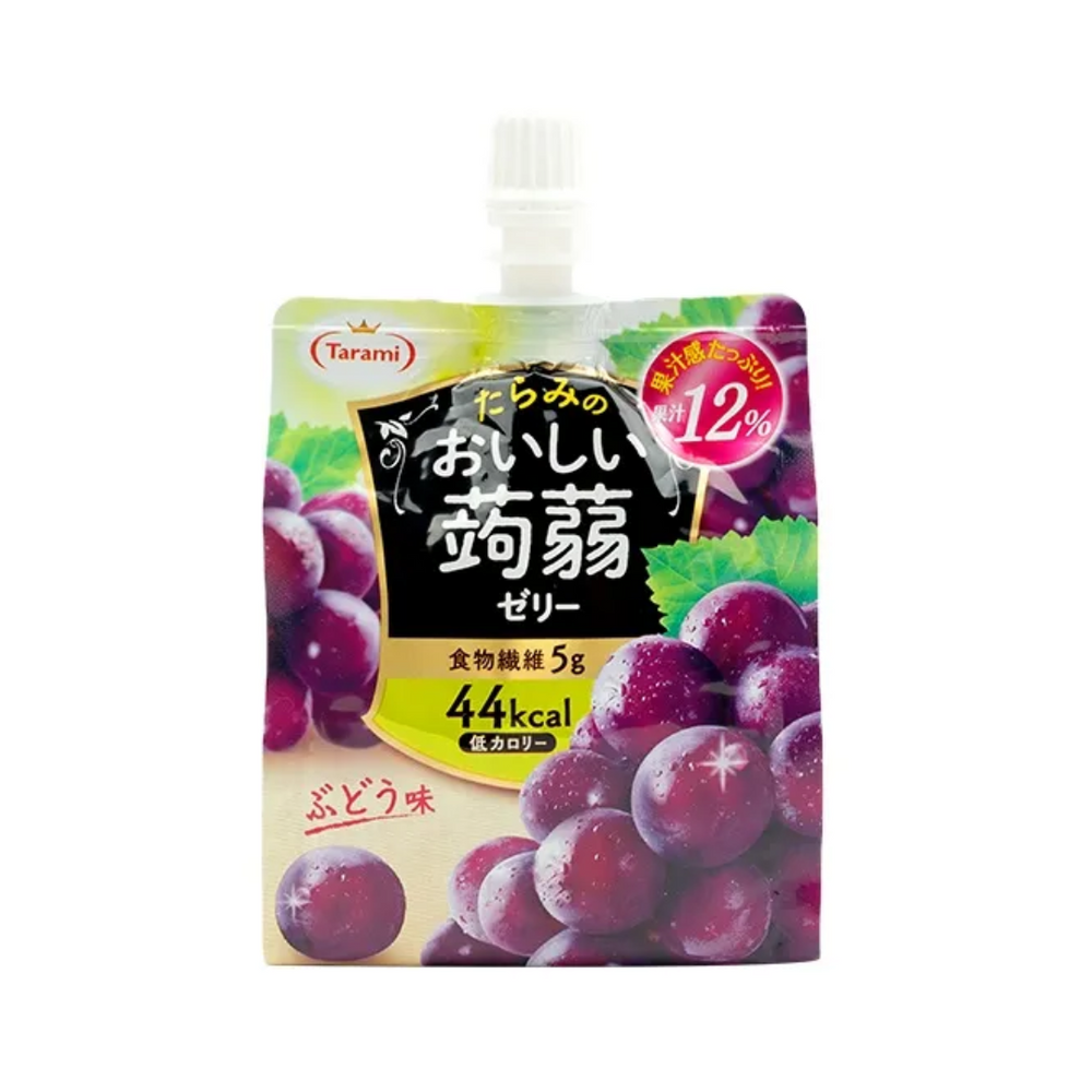 
            
                Load image into Gallery viewer, Tarami Oishii Konjac Grape Jelly 150Ml (30/Carton)
            
        